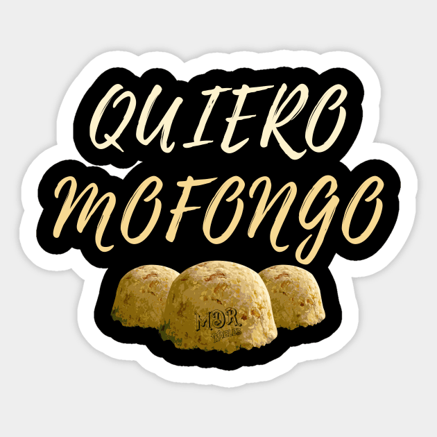 Quiero Mofongo Sticker by MDRFables